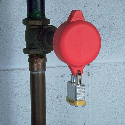 Typical Gate Valve Lockout Device